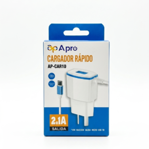 Cargador Rápido Micro USB 2.1A