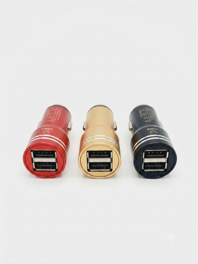 Cargador auto doble USB 2.1 TIME